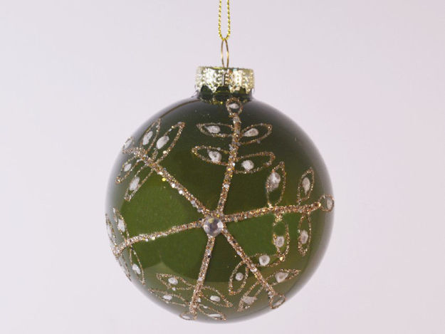 Slika Božićne kuglice S/4 staklo 10 cm