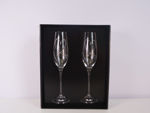 Slika Čaše za šampanjac sa Swarovskim kristalima S/2 staklo 210 ml
