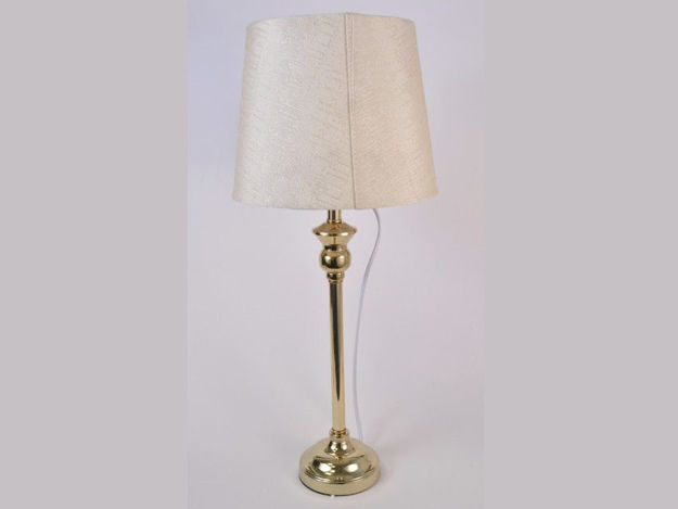 Slika Lampa 53.5cm. zlatna sa krem sjenilom