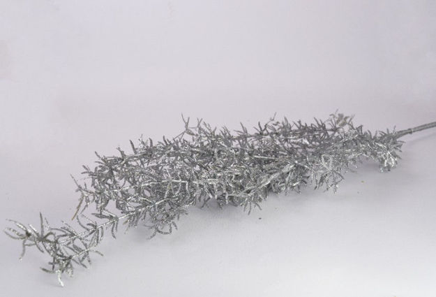 Slika Grana dekorativna 87 cm gliter,srebrna