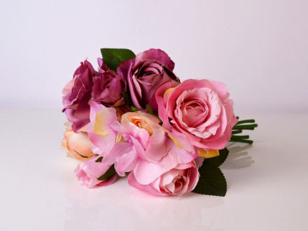 Slika Buket ruža/hortenzija 31 cm