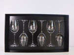 Slika Čaše za vino sa Swarovskim kristalima S/6 staklo 360 ml
