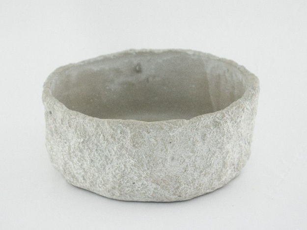 Slika Cement posuda okrugla D22XH9CM kamen
