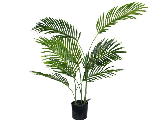 Slika Umjetno drvo areca palma 80 cm u loncu, 9 listova