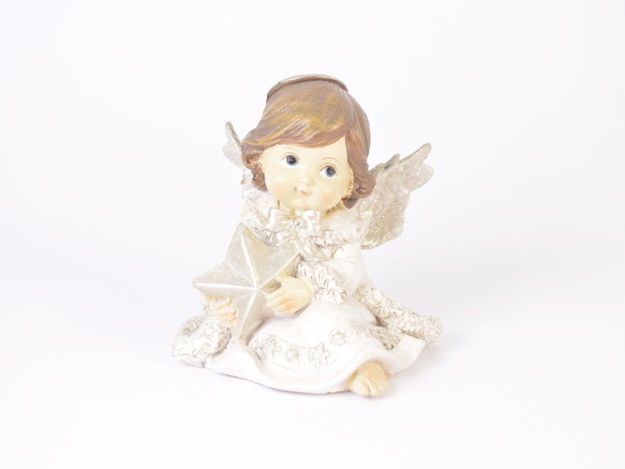 Slika Anđeo dekorativni  10.2X9X10.5 cm; krem