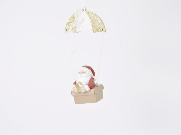 Slika Ukras za bor djed božićnjak, 6.5*4*13.5cm, polyresin