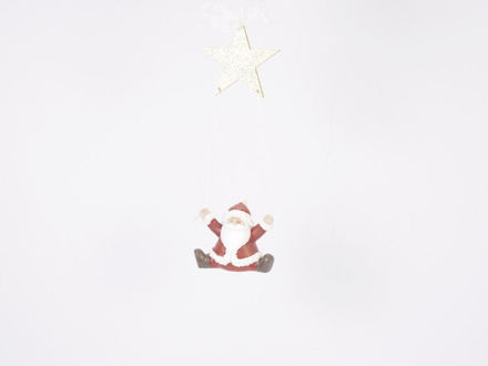 Slika Ukras za bor djed božićnjak, 6.5*4*11.5cm, polyresin