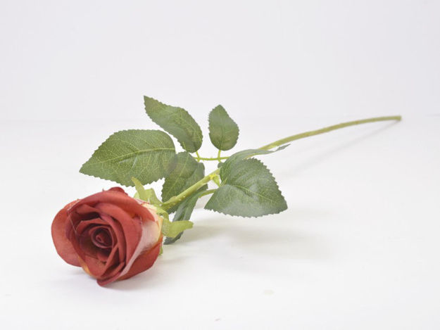 Slika Ruža 53 cm; pliš; rustik crvena