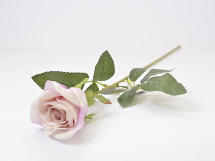 Slika Ruža 53 cm; pliš; pastel roza