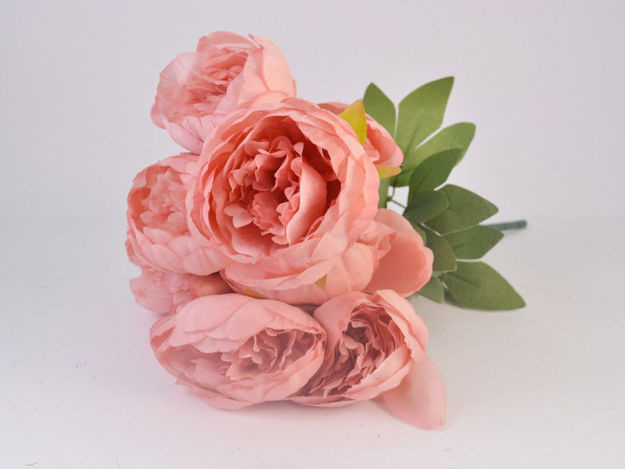 Slika Buket peonija 46 cm; rajska roza