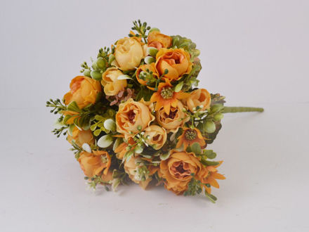 Slika Buket ruža mix 38 cm; narančasta