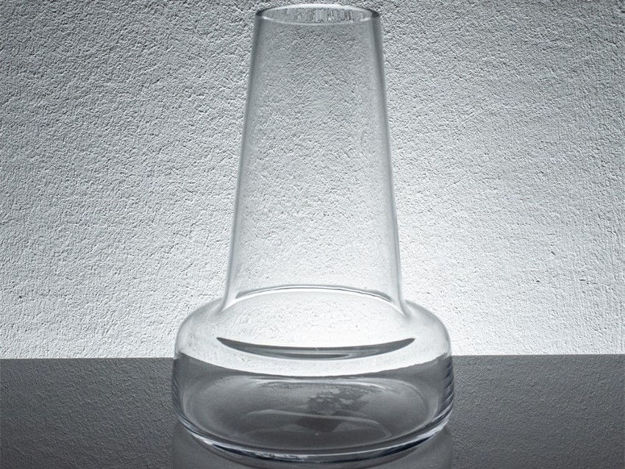 Slika Staklo vaza boca h24 cm, d16,5 cm, o 7 cm