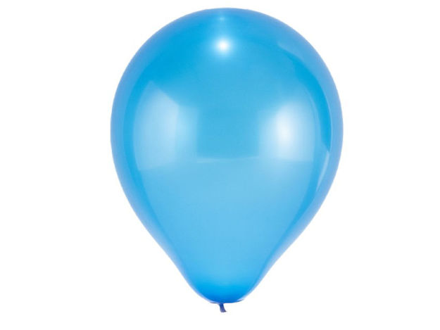 Slika Baloni metalik 25cm, 50kom - plava