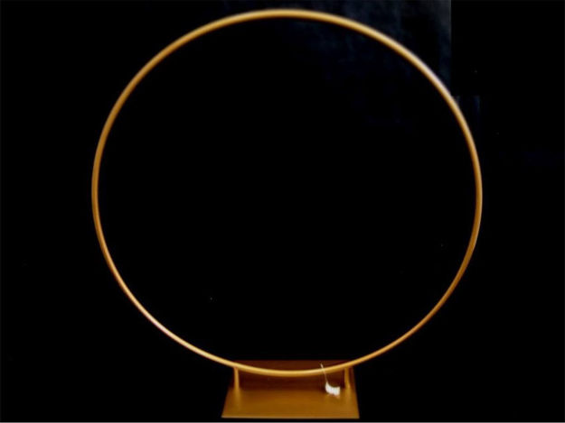 Slika Obruč - zlatni metalni - 100 cm