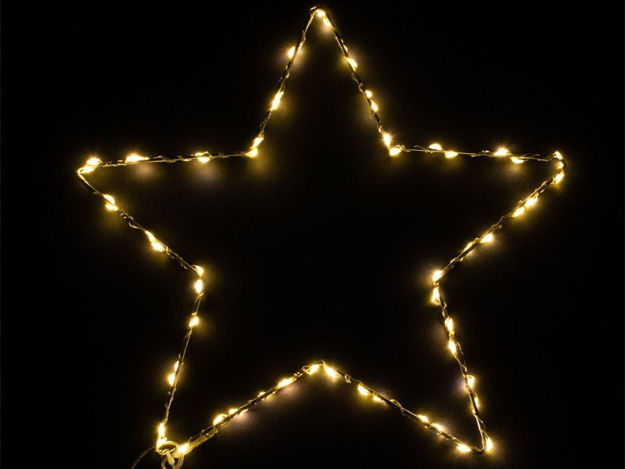 Slika LED lampice zvijezda 60L/30cm WW