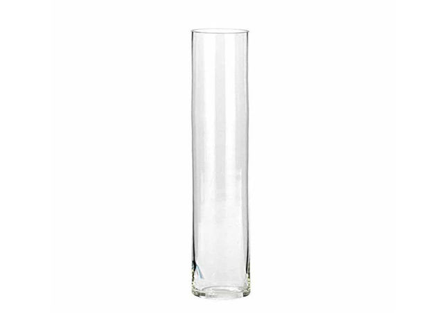 Slika Staklena vaza cilindar D8 H30 cm