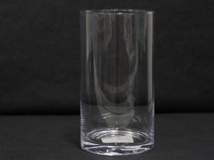 Slika Staklo vaza cilindar H22D12 cm