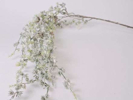 Slika Grana podocarpus spray 120 cm; zasnjezena bijela whgr-01