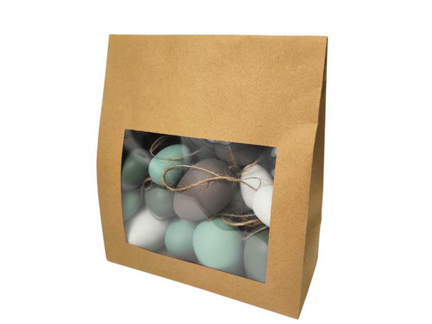 Slika Dekorativna plastična jaja u vrećici 4,6,7CM. S/16kom. mix boje