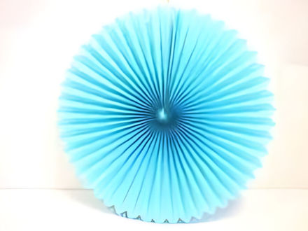 Slika Papirnate rozete - 40 cm svj. plave