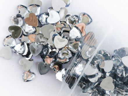Slika Kristali srce srebrni12mm 60 g