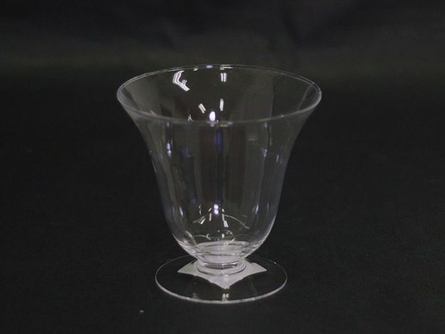 Slika Staklo vaza na nogu h15 d15cm