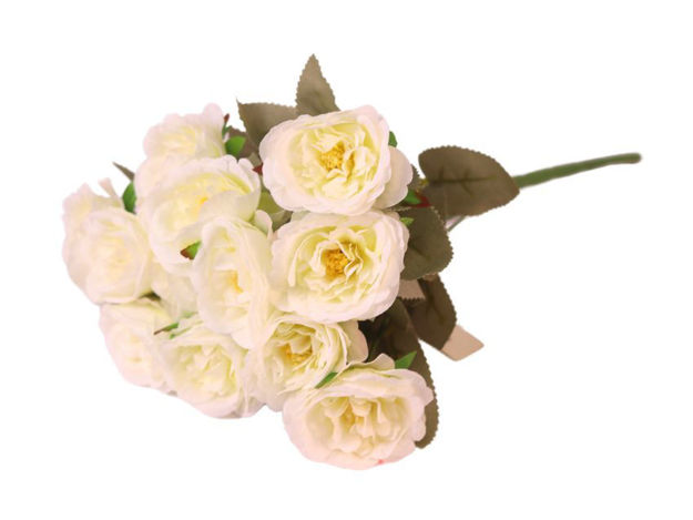 Slika Buket ruža 35 cm; bijela