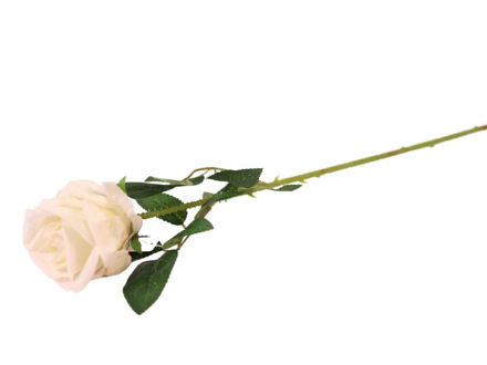 Slika Ruža 63 cm; pliš; bijela