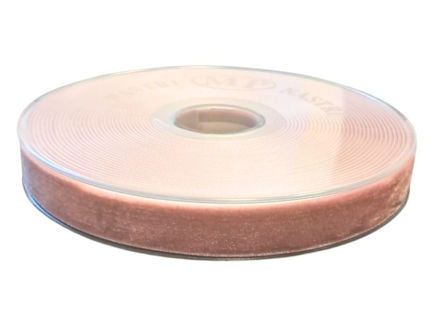 Slika Traka pliš 15mm x 9mt. Old pink 20