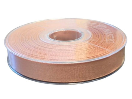 Slika Traka dupli saten 15mm x 15mt. Mat old pink 20