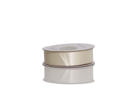 Slika Traka saten 25mm/25m premium ivory 810