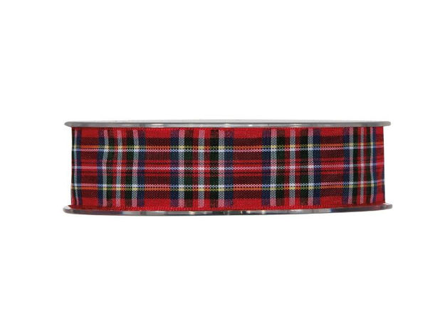 Slika Traka tartan 25mm x 20mt. Crvena