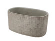 Slika Cement posuda oval 20x11xh10cm siva