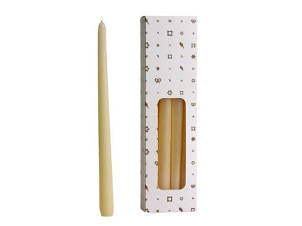 Slika Svijeća konus x8kom d2,1 h30cm-ivory