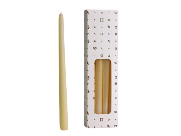 Slika Svijeća konus x8kom d2,1 h30cm-ivory