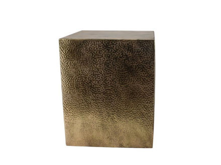 Slika Postament metalni 40.5x40.5x50.5cm. Zlatna