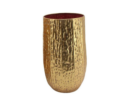 Slika Posuda metalna 30x30x51.5cm. Zlatna
