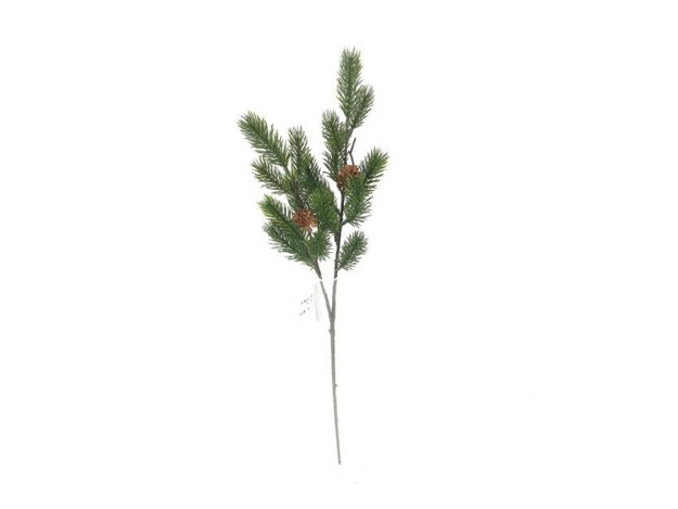 Slika Grana bora s šIškama 64cm; zelena