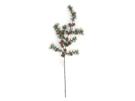 Slika Grana smreke s šIškama 82cm; zelena