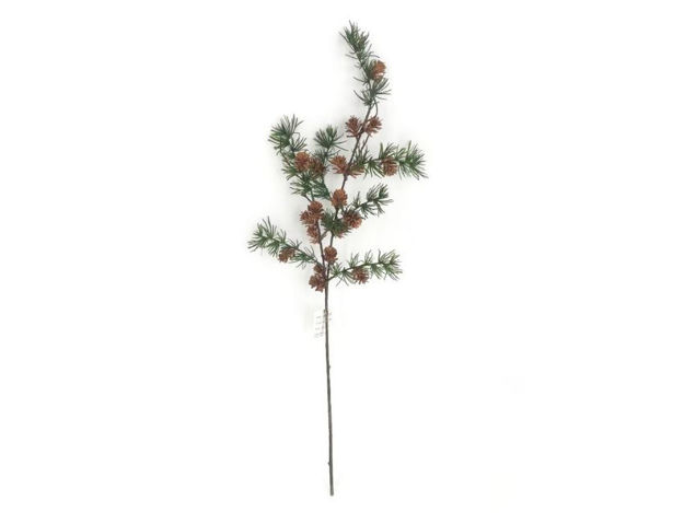 Slika Grana smreke s šIškama 82cm; zelena