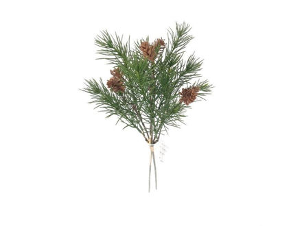Slika Buketić smreke s šIškama 39cm; zelena