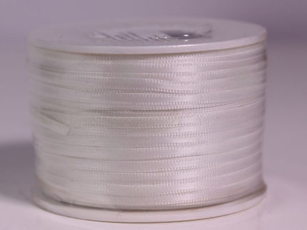 Slika Traka saten 3mm/100mt;bijela 029