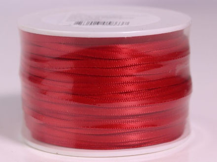 Slika Traka saten 3mm/100mt;crvena 250