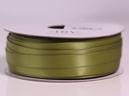 Slika Traka saten 9mm/50mt;maslinasto zelena 563