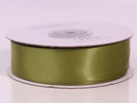 Slika Traka saten 25mm/25mt;maslinasto zelena 563