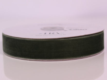 Slika Traka pliš 25mm/10mt;maslinasto zelena 570