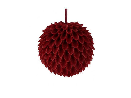 Slika Dekoracija kugla 12cm; bordo