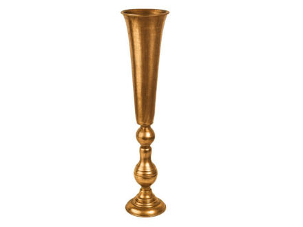 Slika Vaza metalna 71x17cm; zlatna