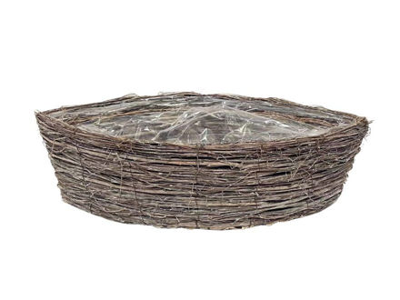 Slika Posuda pruće 45x20x13cm; siva/bijela