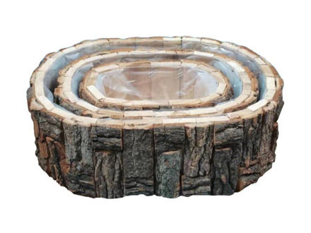 Slika Posuda drvo 30x22x11cm; natur
